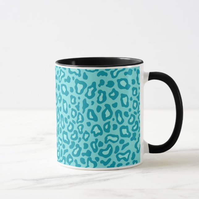 Caneca Impressão Leopardo Retro (Direita)