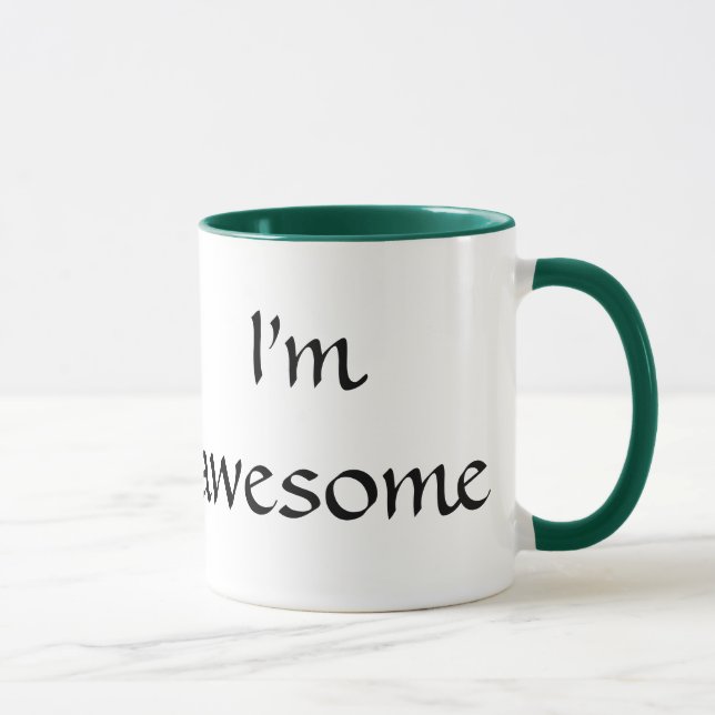 Caneca impressionante do pavão (Direita)