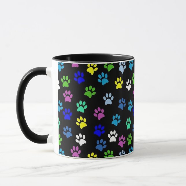Caneca Impressões de Pé Animal (Esquerda)
