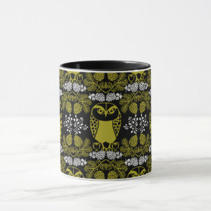 Caneca Impressões Folk Art Owl
