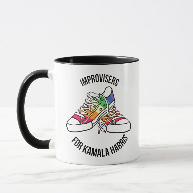 Caneca Improvisos para Kamala Harris Mug (Esquerda)