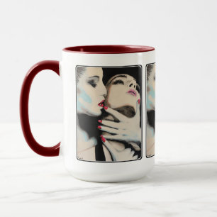 Caneca 'In the Shadows' Pintura em um