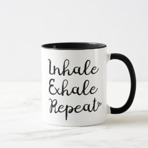 Caneca Inalar Exalar Repetir