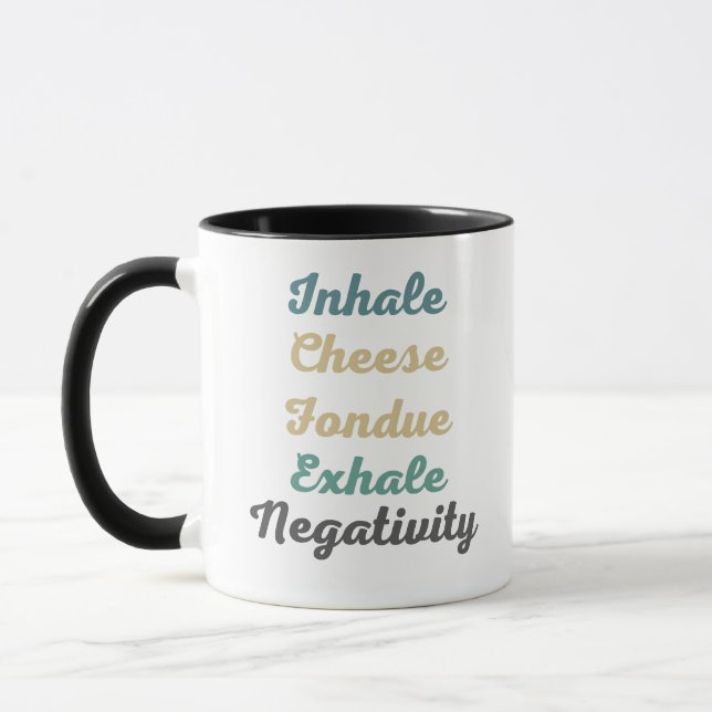 Caneca Inalar fondue de queijo Exalar Lâmpadas de Negativ (Esquerda)