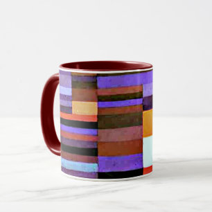 Caneca Incêndio, pintura de Paul Klee,