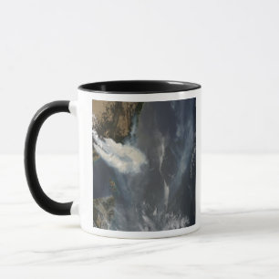 Caneca Incêndios e fumaça no sudeste da Austrália