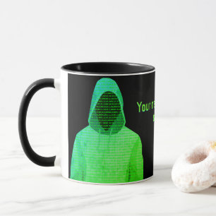 Caneca Incognito Cyber Hacker Computer Crime - o próprio