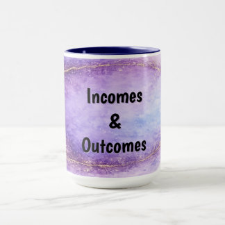 Caneca Incomes & Outcomes Mug