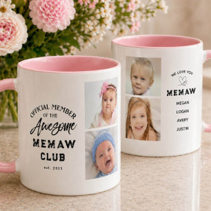 Caneca Incrível Colagem de Fotos MEMAW