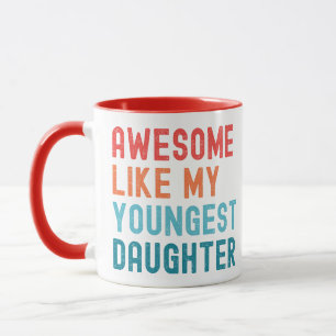 Caneca Incrível Como Minha Filha Mais Nova Festa em Famíl