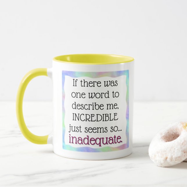 Caneca Incrível é inexato (Com Donut)