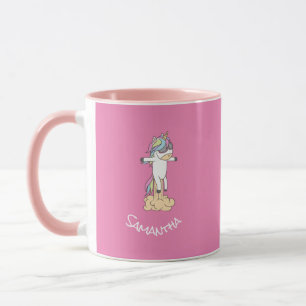 Caneca Incrível Tendência do Partido Unicórnio Pink M
