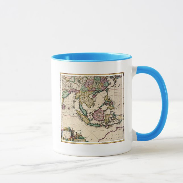 Caneca India & Ceilão a Austrália (Direita)