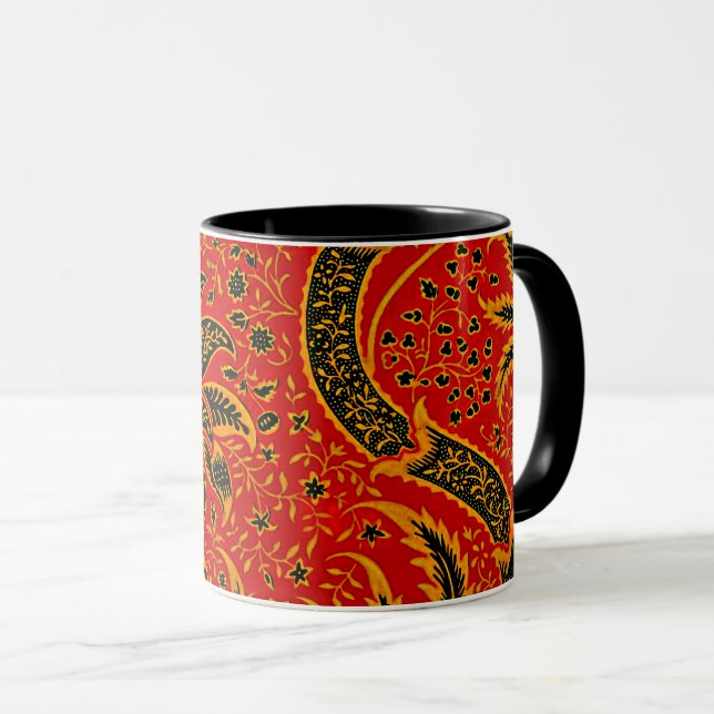 Caneca Índia: design de William Morris (Frente Esquerda)