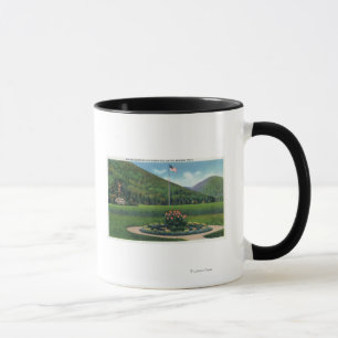 Caneca Indiano que cumprimenta a estátua de Sun de