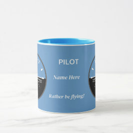 Caneca Indicador de Atitude de Pilotos