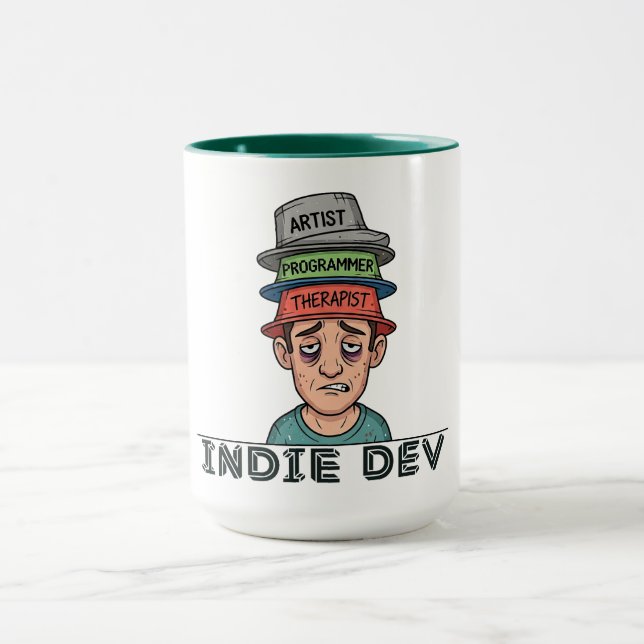 Caneca Indie Developer (Centro)