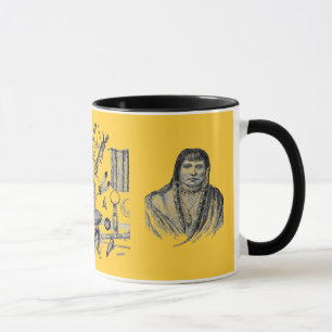 Caneca índio - Mug de artefatos