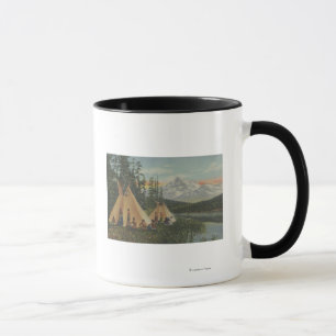 Caneca Índios do Noroeste - Dois Tempos Próximo à Montanh