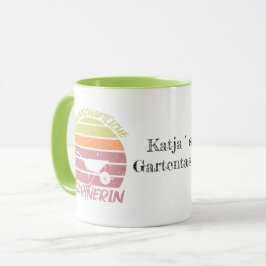 Caneca individualisierbares Design Gärtnerin