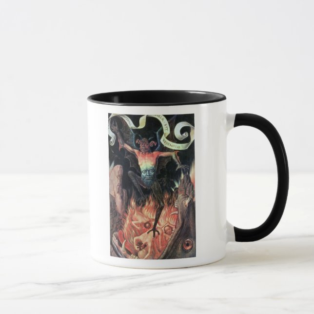 Caneca Inferno, painel do righthand do Triptych de (Direita)