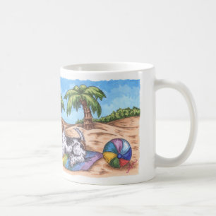 Caneca infinita do branco do verão 11oz do Fox do