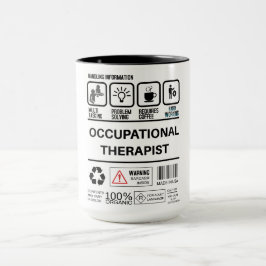 Caneca Informação Engraçada sobre Terapia Ocupacional