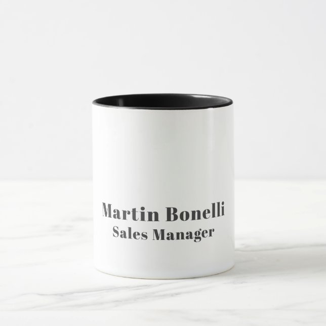 Caneca Informação Simples de Nome Próprio Clássico Profis (Centro)