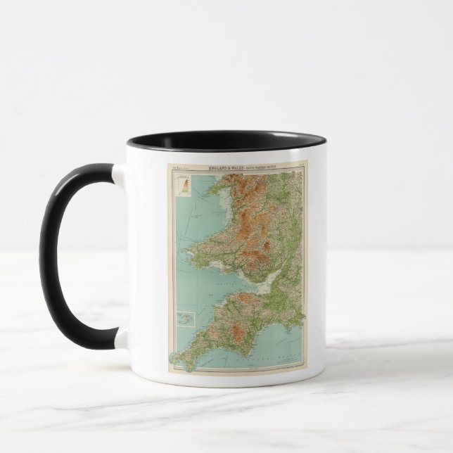 Caneca Inglaterra e País de Gales, seção sudoeste Scilly  (Esquerda)