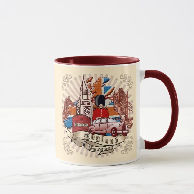 Caneca Inglaterra Para Sempre (Direita)