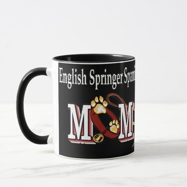 Caneca Inglês Springer Spaniel Mamãe Oferta (Esquerda)