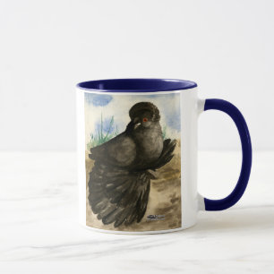 Caneca Inglês Trumpeter Dun Pigeon