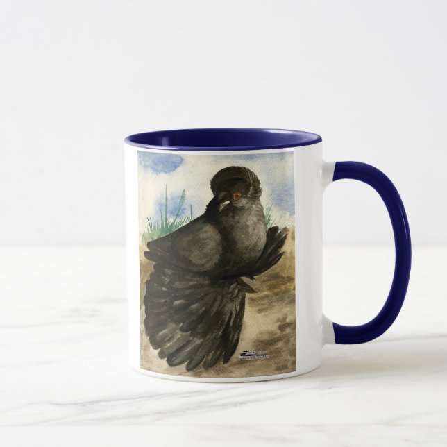 Caneca Inglês Trumpeter Dun Pigeon (Direita)