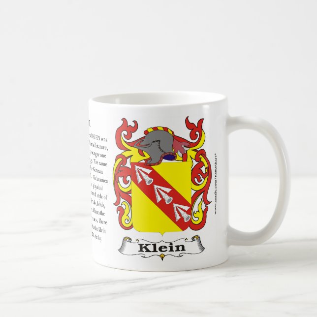Caneca inglesa da brasão da família de Klein (Direita)