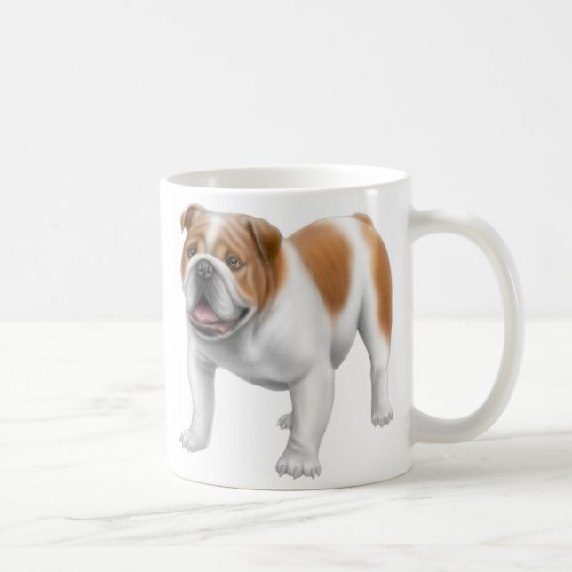 Caneca inglesa do buldogue (Direita)