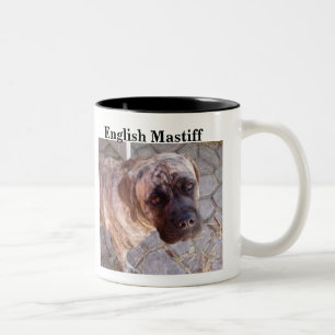Caneca inglesa do Mastiff - personalizada