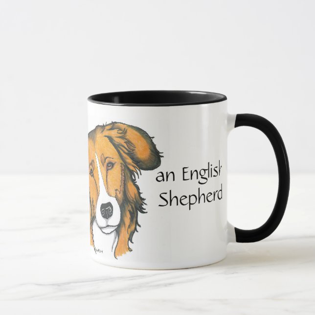 Caneca inglesa do pastor - Sable (Direita)