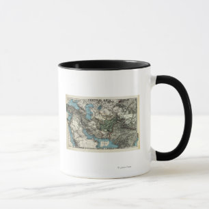 Caneca Ingleses e territórios do russo de Afeganistão