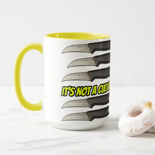 Caneca Ingroup-Outgroup Mug for Grown Men Arguing Online (Com Donut)