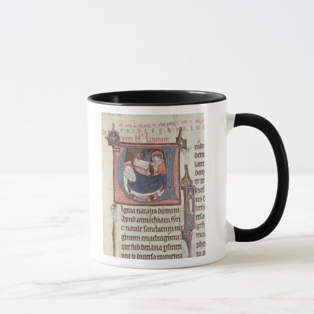 Caneca Iniciais "U" e 'I de Historiated (Direita)