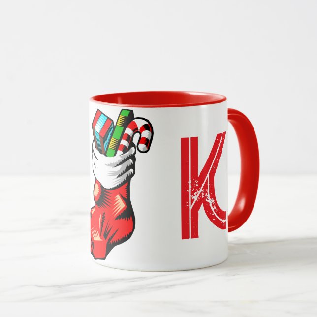 Caneca Inicial de Natal (Frente Esquerda)