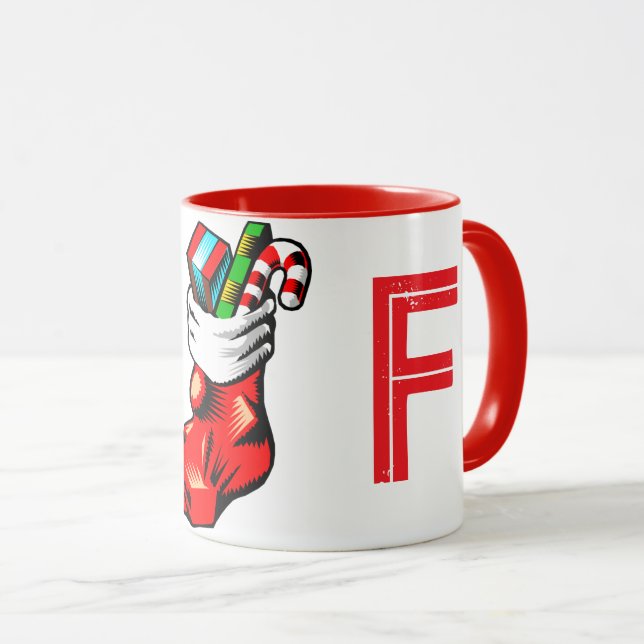 Caneca Inicial de Natal (Frente Esquerda)