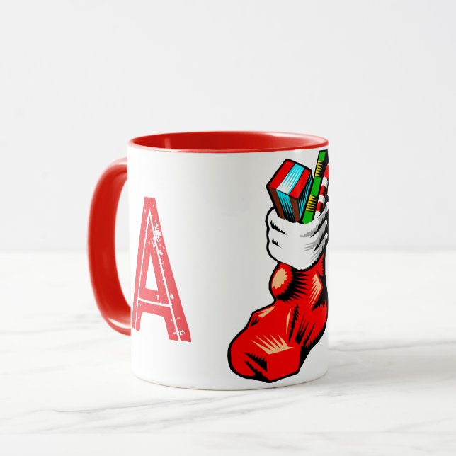 Caneca Inicial de Natal (Frente Esquerda)