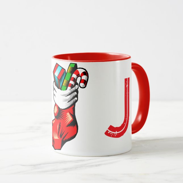 Caneca Inicial de Natal (Frente Esquerda)
