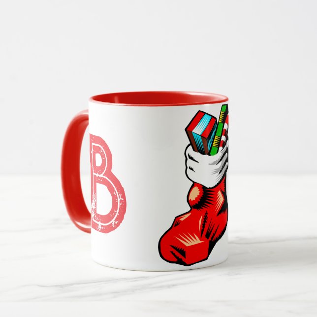 Caneca Inicial de Natal (Frente Esquerda)