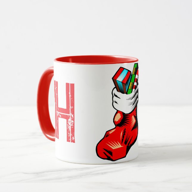 Caneca Inicial de Natal (Frente Esquerda)