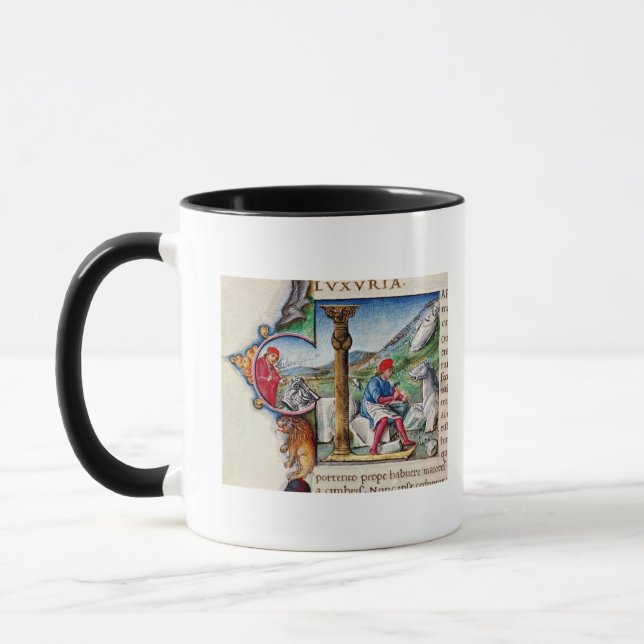 Caneca Inicial 'L de Historiated (Esquerda)