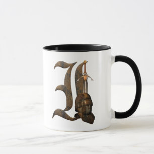 Caneca Inicial oxidada dos cavaleiros mim