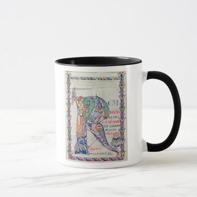Caneca Inicial 'R de Historiated (Direita)