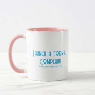 Caneca Iniciar uma Reclamação Formal